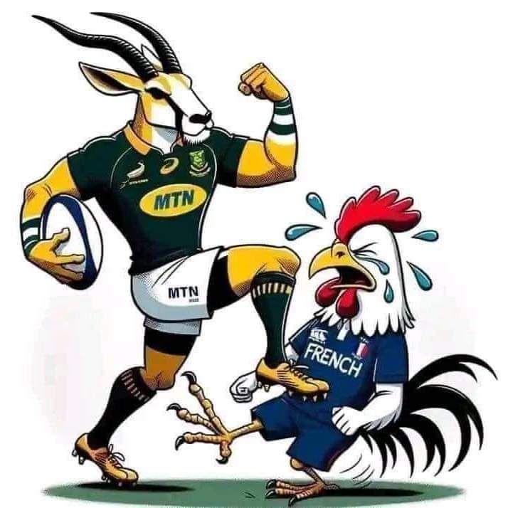 KayleenBessit's tweet photo. What a  f̶i̶n̶a̶l̶ game 🇿🇦🏈 #FRAvRSA
A massive congratulations to the #Springboks we're with you all the way🎊🇿🇦
#RWC2023 #Springboks #StrongerTogether https://t.co/nhDhgB5kQN