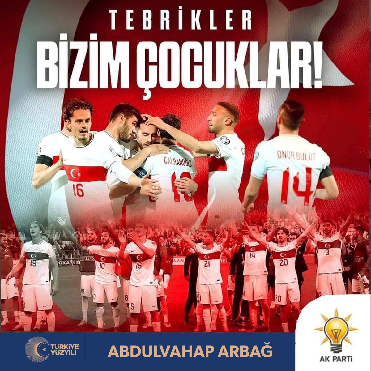 midyatarmar's tweet photo. Tebrikler #BizimÇocuklar 🇹🇷🇹🇷🇹🇷

Gelecek yıl, Euro 2024 sahalarınday Milli takımı futbolumuzun gücünü bu kez Letonya karşısında gösterdi. Galibiyet yerinin Konya olması benim için ayrı bir keyif. Milli Takımı alkışyoruz.
 
Futbol barıştır. Keşke dünyada barışı da alkışlıyor olsak https://t.co/T7STz2p5gK