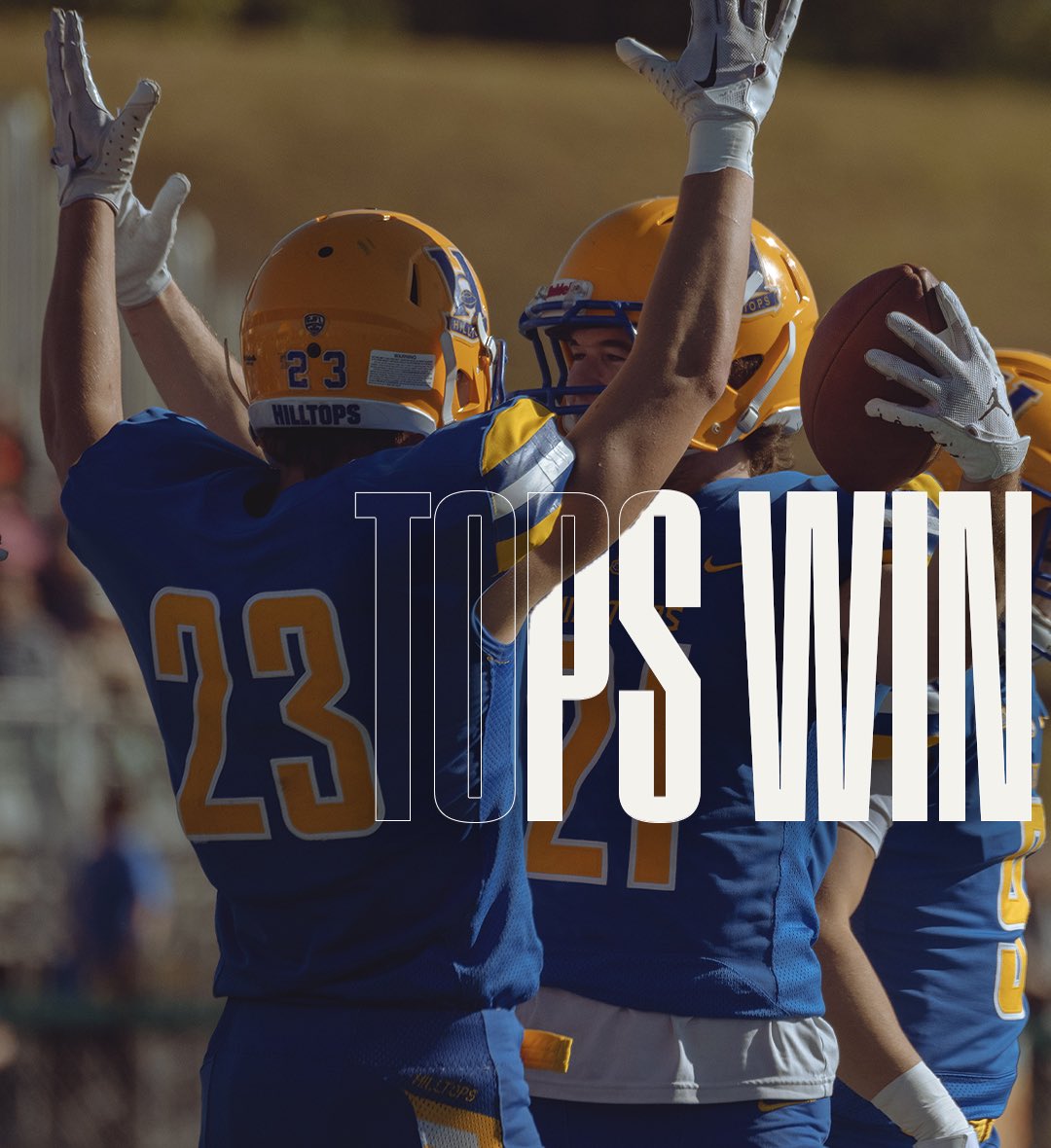 Headed to the Final!!

The Saskatoon Hilltops are PFC Final bound with a 53-2 win over the Calgary Colts!

PFC Final is set for Sunday, October 22 against the Regina Thunder at SMF Field. 

#blueandgold