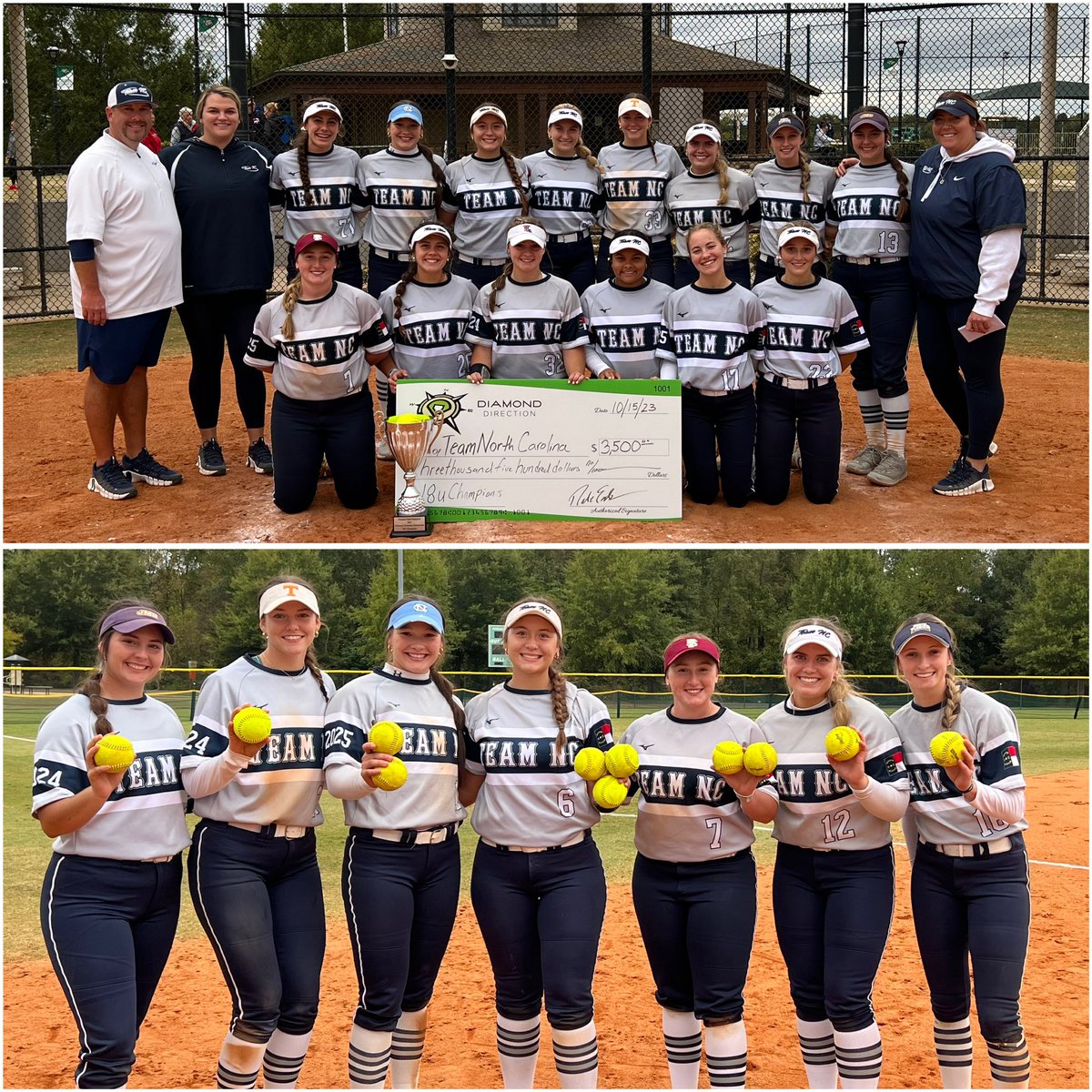 Your <a href="/DDSBandEvents/">Diamond Direction</a> Invitational 18U Champs!!

Bomb Squad:
<a href="/ZaydaRocke/">Zayda Rocke</a> (‘25)💣💣💣
<a href="/anna_hinde/">Anna Hinde</a> (<a href="/FSU_Softball/">Florida State Softball 🥎</a> ) 💣💣
<a href="/CatieBoggs/">catie boggs</a> (<a href="/UNCSoftball/">Carolina Softball</a>) 💣💣
@LiliSmith2024 (<a href="/JMUSoftball/">JMU Softball</a>) 💣
<a href="/emmaclarke_13/">Emma Clarke</a> (<a href="/Vol_Softball/">Tennessee Softball</a>) 💣
@AWilson2024 (<a href="/CharlotteSB/">Charlotte Softball</a>) 💣
@KennedyMcQuill3 (<a href="/OspreySB/">UNF Softball</a>) 💣