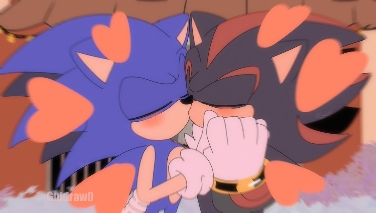 โ๐ฆ๐ช๐ฆ๐ฑ๐ฐ๐ฒ (COMMS OPEN) on X: This is the first time they've seen a kiss on the cheek, and Sonic now wants to give it a try #sonadow #shadonic #SonicTheHedgehog #ShadowTheHedgehog #sonic #shadow #