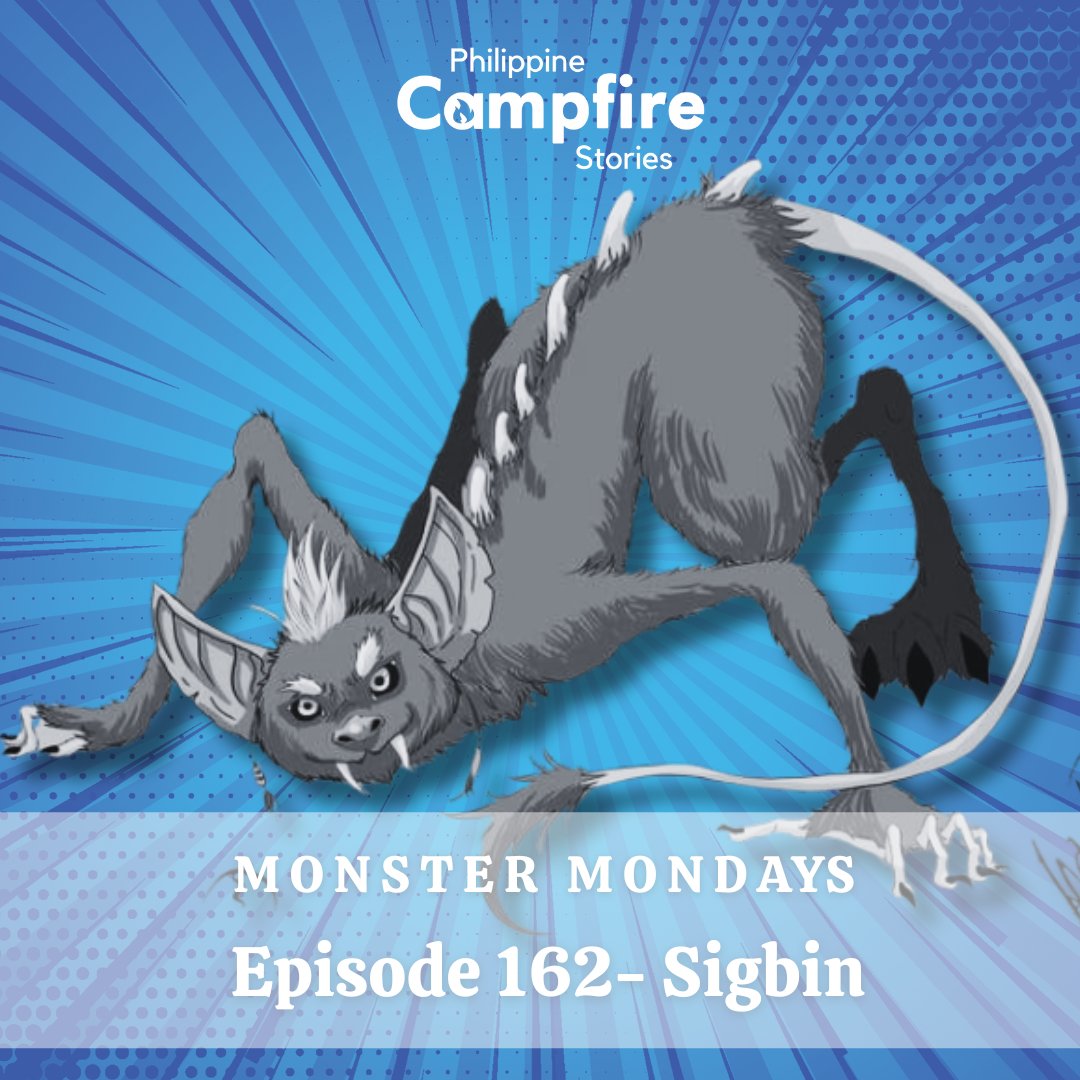 campfirestoryph's tweet image. Today’s Monster Monday episode is reserved for Aswang familiar that we all fear. Catching this one brings you luck, let’s talk about the Sigbin. 

Listen for free via: bit.ly/PhCampfireStor…

CoverArt Image credits: markodeposoy.

#podcastph #philippinecampfirestories #sigbin