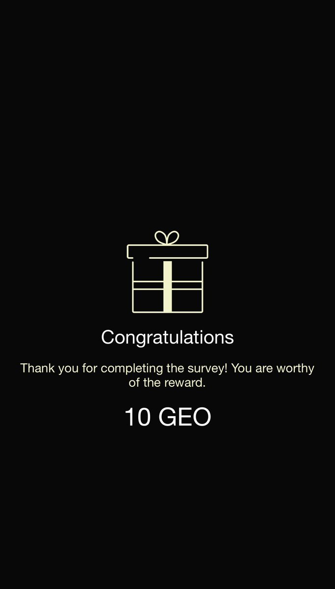 New #Survey available! Answer now and earn 10 $GEO 👇👇 Download.wallacewallet.io