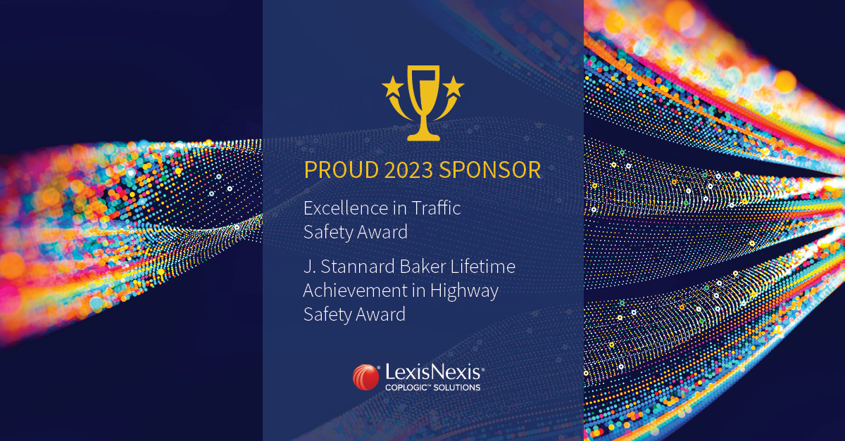 LexisNexisRisk's tweet image. #LexisNexisCoplogic is a proud sponsor of this year’s Traffic Safety Award and J. Stannard Baker Lifetime Achievement in Highway Safety Award. #IACP2023 splr.io/60189QfU2