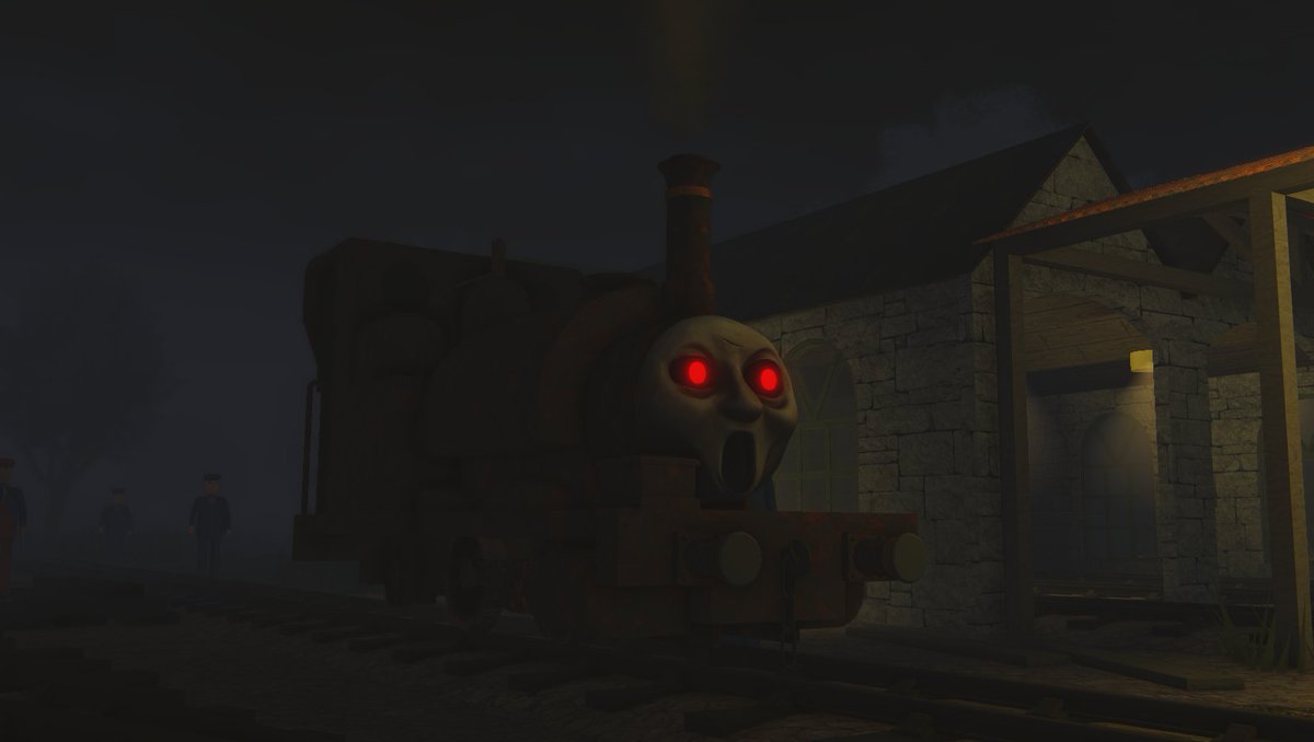 railways_c's tweet photo. So during the remaining month of October there is a badge engine! Once the month is over the badge for this engine will disappear! Come play and unlock the Scary Face Ghost engine just for joining! https://t.co/E48MaaSF5L https://t.co/7ZUTYXX8c0
