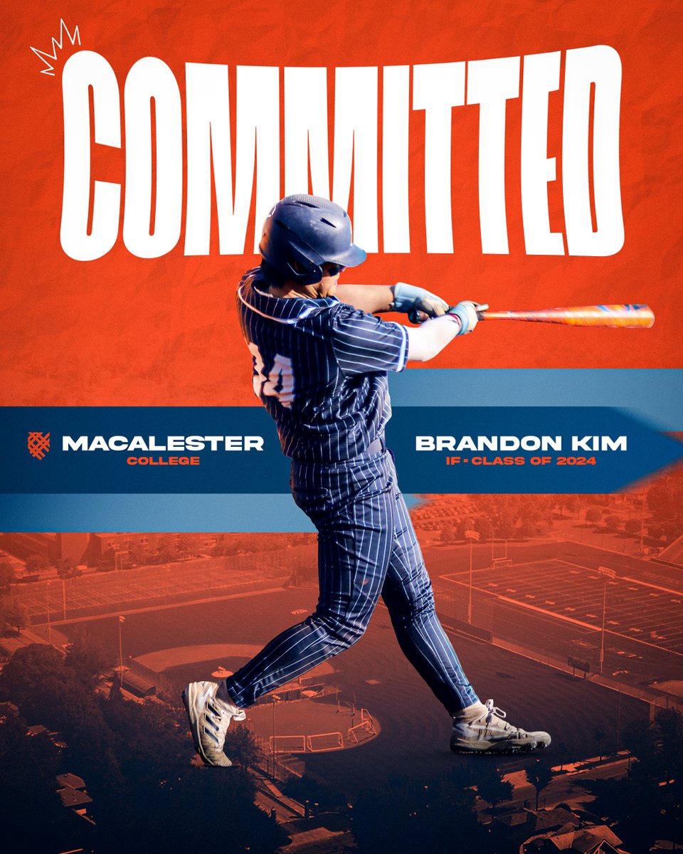 Congratulations to Brandon Kim '24 on his recent commitment to play baseball for Macalester College!! 🤝

#gobells #nextlevelbells