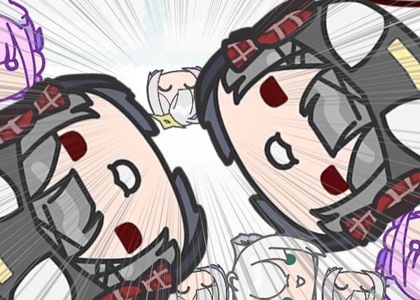 天音かなた ,沙花叉クロヱ 「かなたんのポストを見て急いで作って描きました※なんでか検索しても載ってなかった為」|皐月@skeb募集中&切り抜き漫画描いてます✌️のイラスト