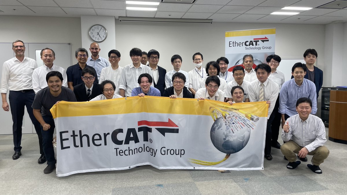 #EtherCAT PlugFest 日本2023　10月11、12日
ご参加いただいた各社様ありがとうございました！
盛況に無事に開催できたこと感謝申し上げます。

Special Thanks to Guido &amp; Alessandro!　
See you in October 2024👍