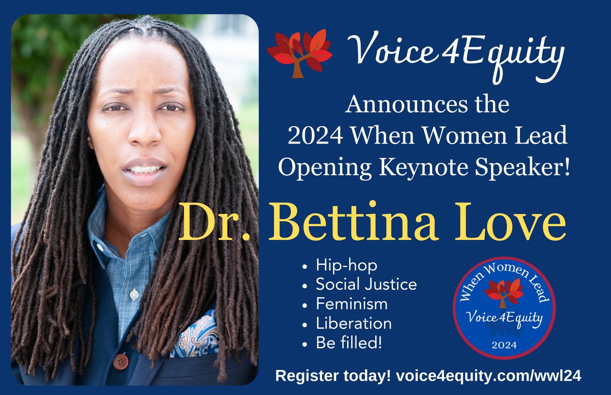 Join us as we once again engage in a by-women-for-women summit for education leaders that are truly committed to equity for our nation's diverse students.  Register today at voice4equity.com/wwl24