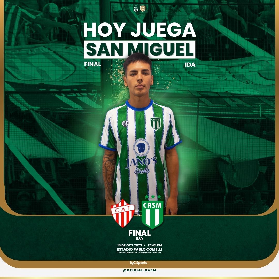 Club Atlético San Miguel on X: ¿ Aún no tenes tu entrada ? Consejo del día  : ANDA A LA SEDE Y RETIRALA 🇳🇬 📌 Maestro Ángel D' Elía 1360, San Miguel.