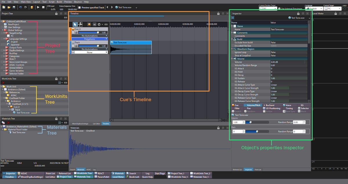 CRI_Middleware's tweet photo. After the introduction from last week, here is the first post in our new series about ADX2, in which you will learn how to design interactive audio for games:
https://t.co/r8ibEkvwTu
#gameaudio #gamemusic #gamedev #indiedev #criware #adx2 https://t.co/R3u7JuSQC3