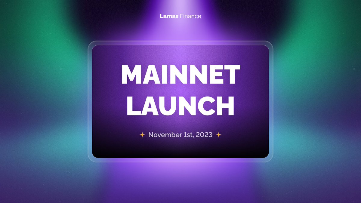 Lamas Finance | Mainnet Live tweet media