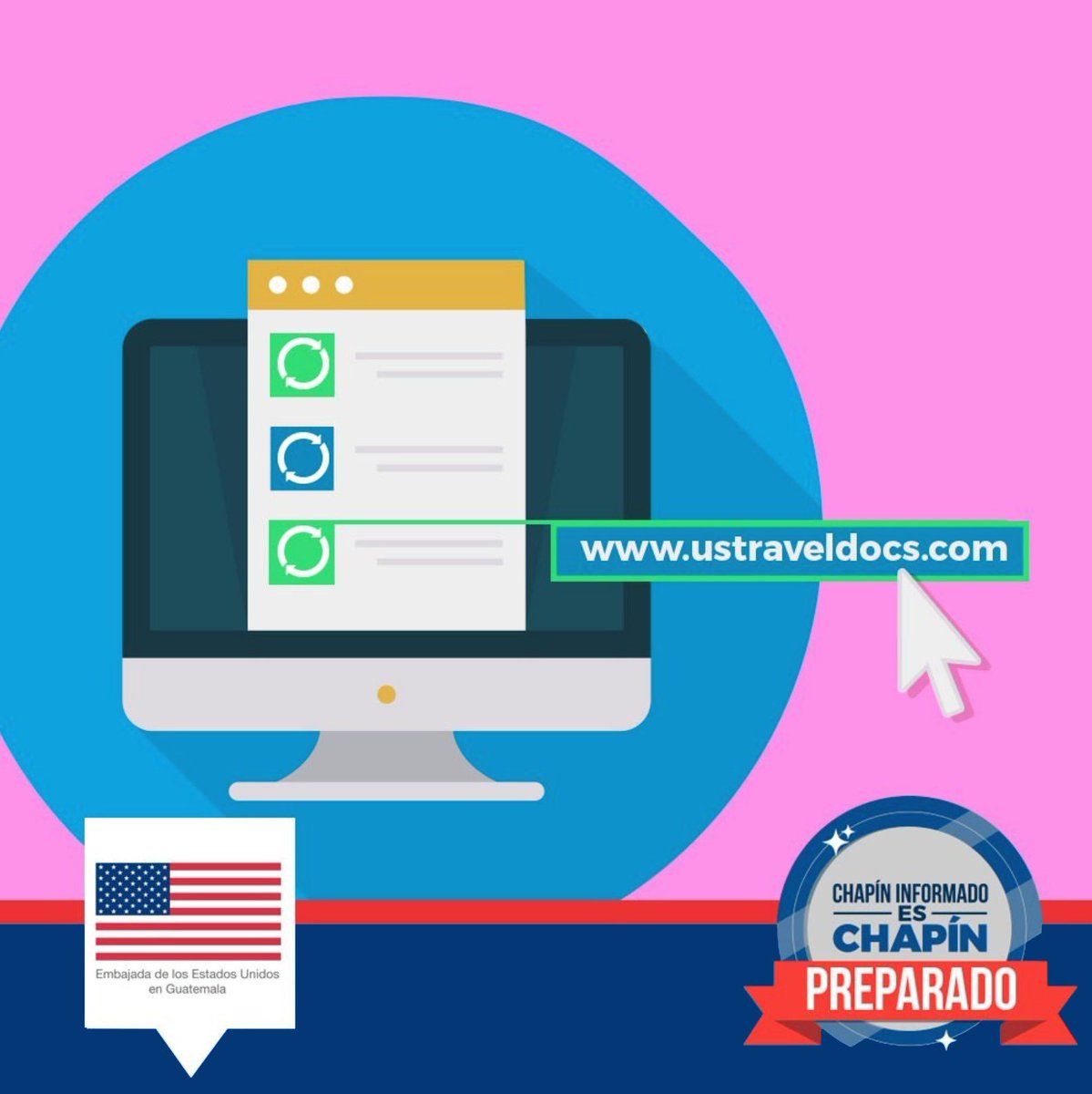 usembassyguate's tweet image. 📣 Se cancelan los servicios consulares de rutina, incluyendo entrevistas para solicitud de visa, programados para el lunes 16 de octubre.
👉Más información: ow.ly/5sQ550PWWsi. La embajada continúa en funcionamiento, ¡sigue atento a nuestras publicaciones!