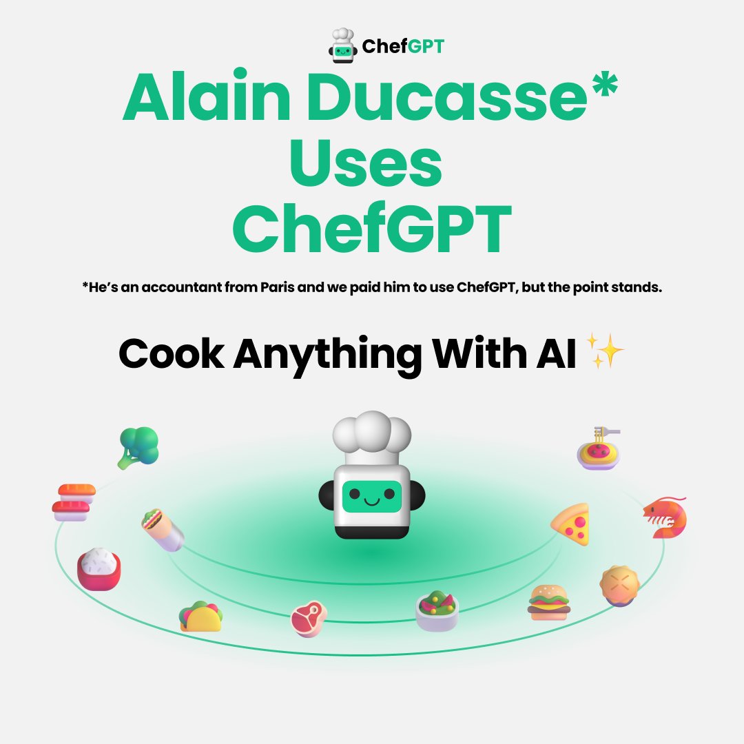 ChefGPTapp's tweet image. Secret Revealed 🤫 #cooking #recipe #howtocook #ai #masterchef