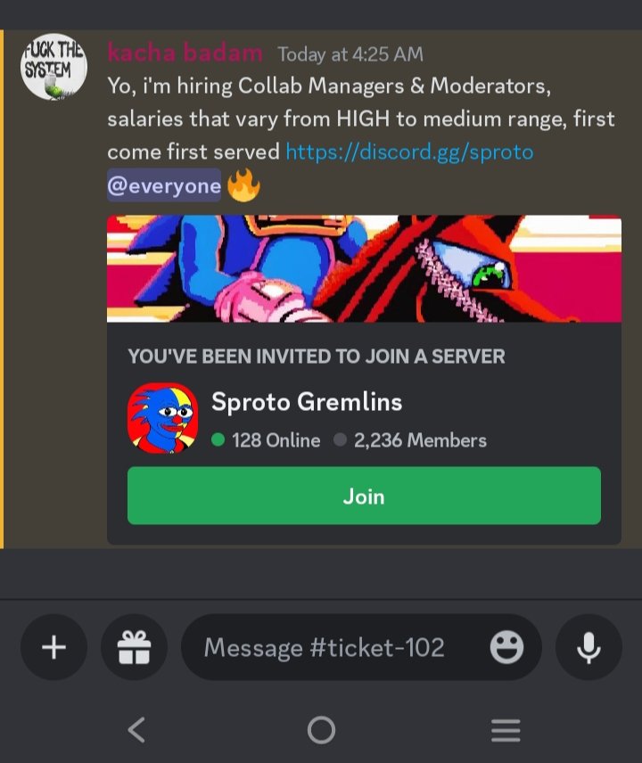 Buggy7401's tweet image. these are the people who fell into the trap.

Be safe everyone especially to Collab Managers and Moderators!

#web3 #NFTs #CollabManagers #Moderators