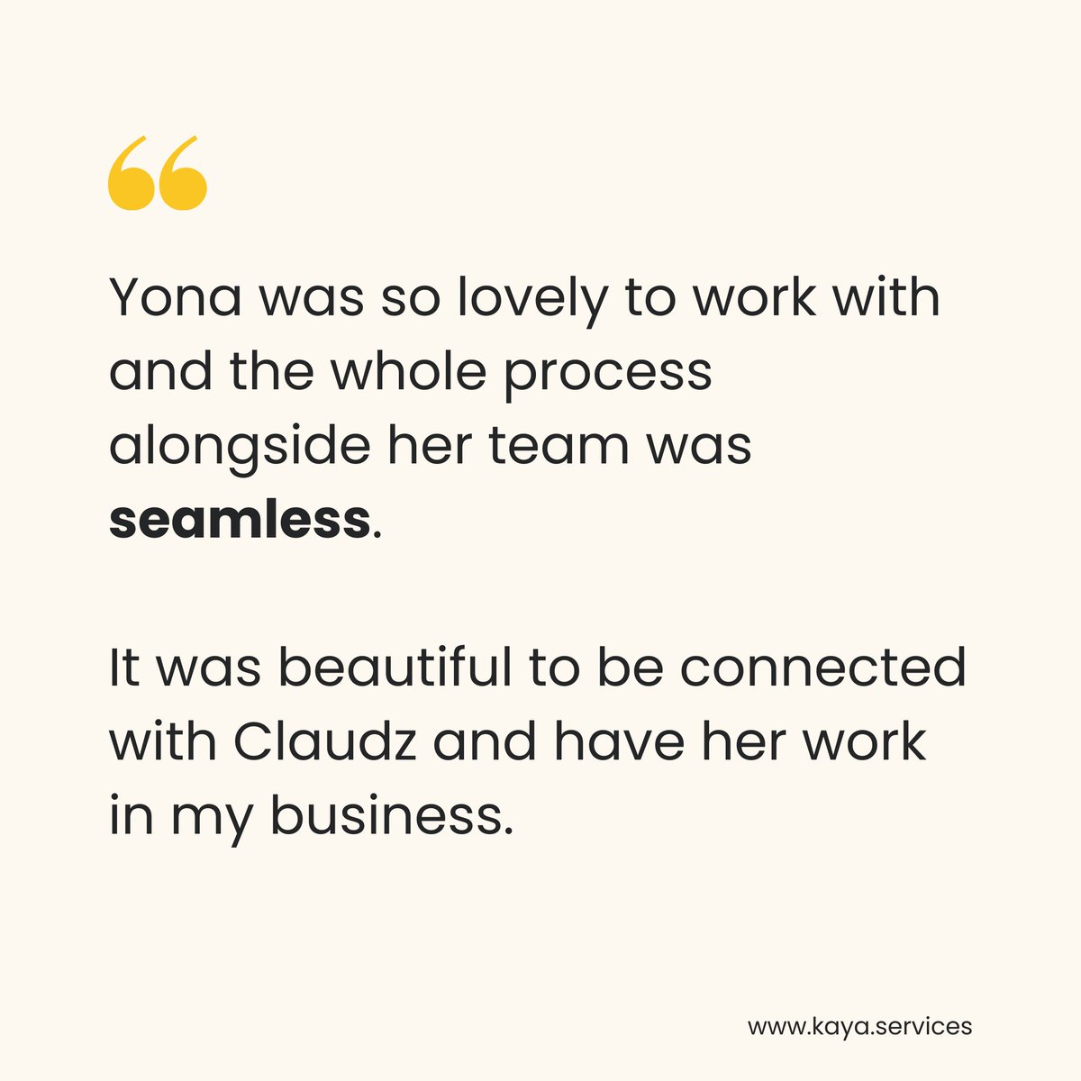 How does #KayaServices help #smallbiz owner grow their #business?

We've asked one of our clients, Leah Selfe, #businessstrategist, OBM, and the woman behind @theproductivityqueen, how hiring and working with Kaya VA is helping her grow her business. ✨