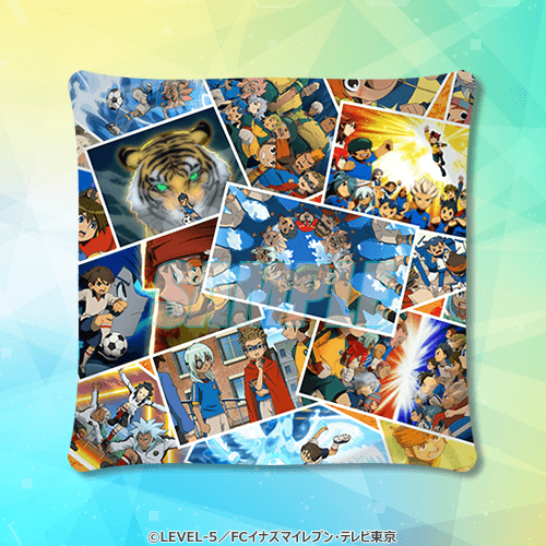 morisso6's tweet photo. 【【再販】15周年記念「イナズマイレブン」オンラインくじ】　A賞(A-3):クッション その3 https://t.co/vlYPIYMGGb https://t.co/eFVU2QgSpK #イナズマイレブン #くじ引き堂