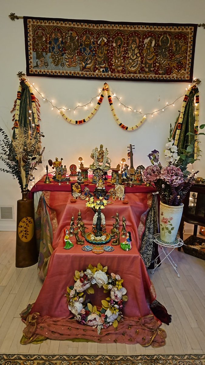 It's the first day of #Navratri. Did you setup up your #Golu? What do you think of ours? #Bommalakoluvu #Navratri2023