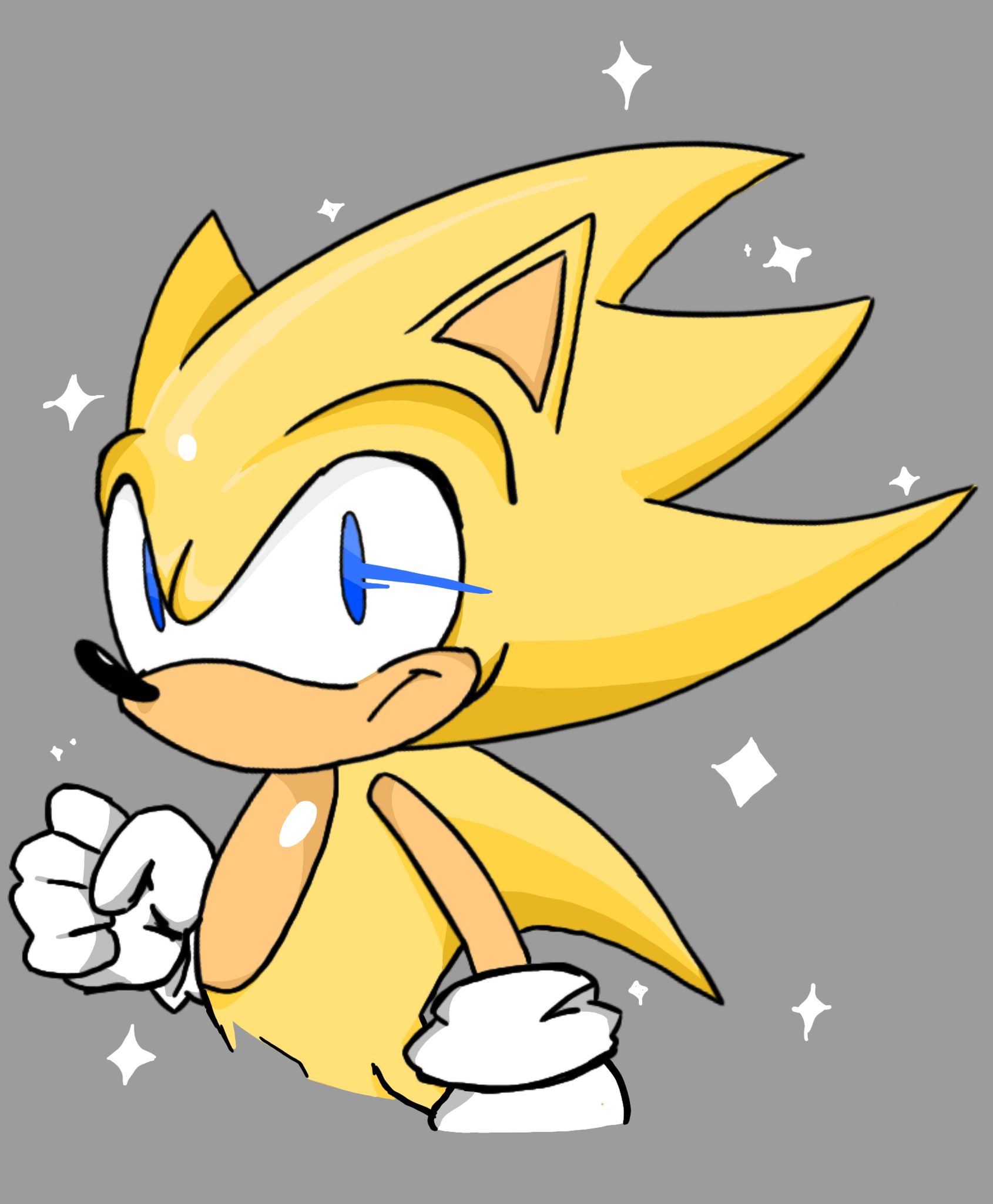 SUPER SONIC 2.0 Sonic, Sonic fan art, Classic sonic
