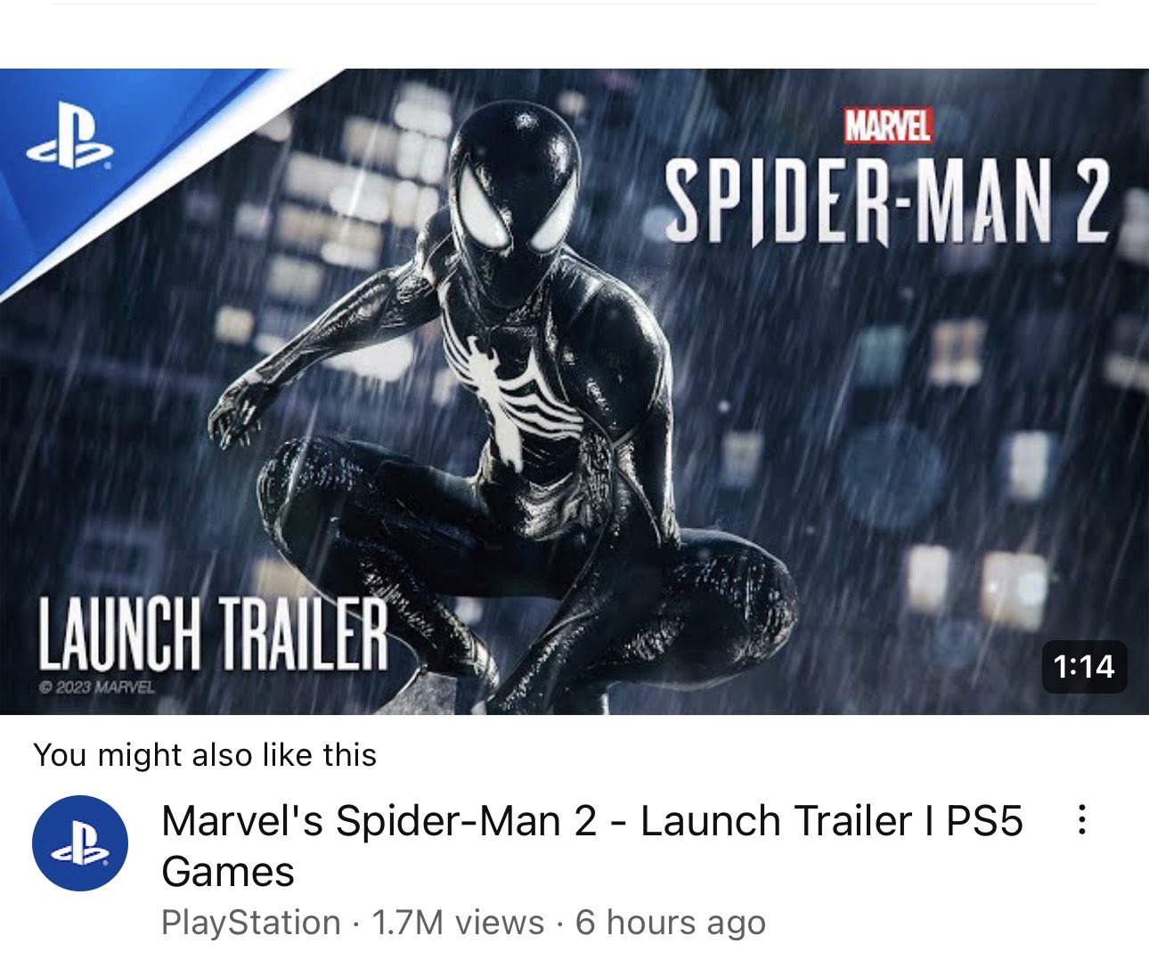 Marvel's Spider-Man 2 - Launch Trailer I PS5 Games 