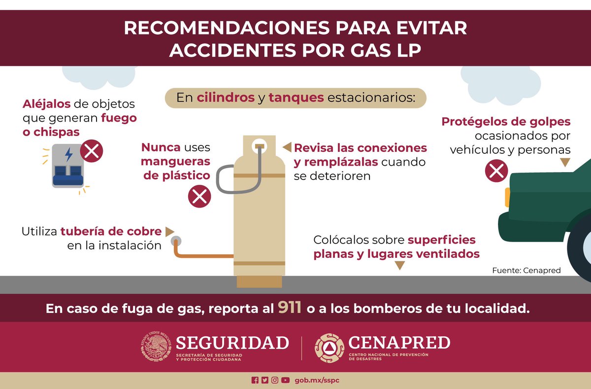rosaicela_'s tweet photo. Recuerda atender estas recomendaciones para prevenir accidentes. https://t.co/K5ApG81UcZ