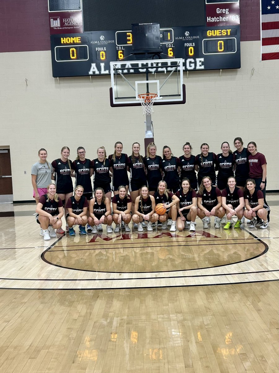 Alma College Women's Basketball (@almascotswbb) on Twitter photo Great start to the year for this group‼️
14 days till Game Day 😎
#GoScots Great start to the year for this group‼️
14 days till Game Day 😎
#GoScots