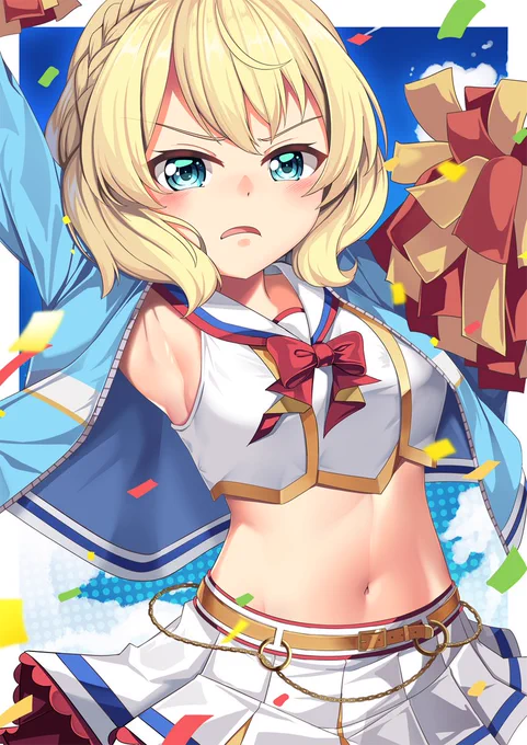 13 - コロラド  コロラド >< ナイスネイチャ(RUN&WIN)  コローちゃんが何を着るのか、最初はちょっと戸惑ったけど、ナイスネイチャとコロラドには共通点があると思ったんだ。髪のフワフワ感ww  #YasumeYukitoの30日間チャレンジ2023 #艦隊これくしょん #ウマ娘プリティダービー
