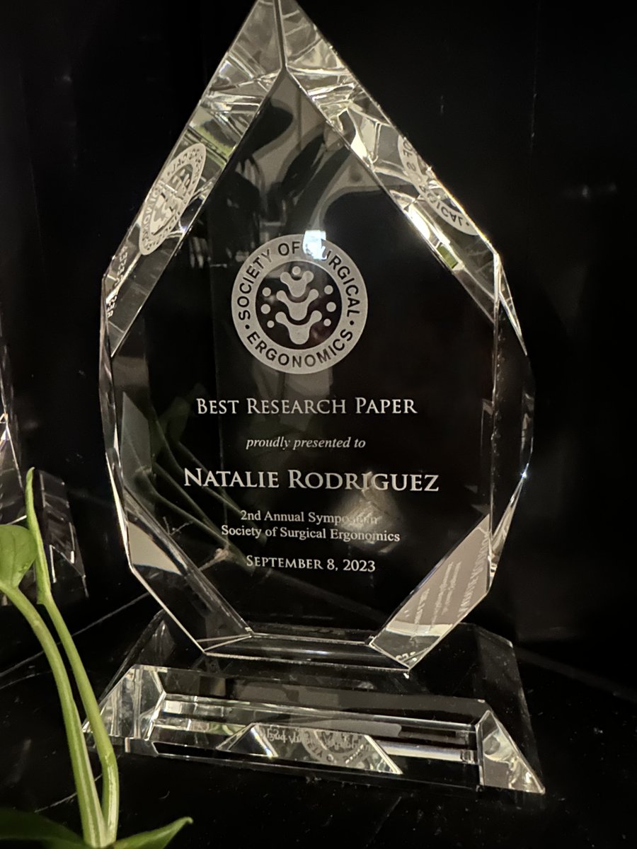 Natalie S. Rodriguez, MD, MS (@nsrodrig11) on Twitter photo Late post but what an honor to be a part of #SSE2023 #SurgErgo <a href="/SocSurgErgo/">Society of Surgical Ergonomics</a> π Late post but what an honor to be a part of #SSE2023 #SurgErgo <a href="/SocSurgErgo/">Society of Surgical Ergonomics</a> π