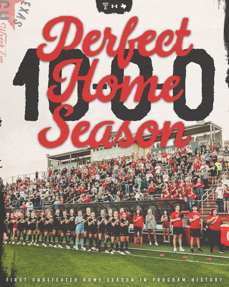 𝐅𝐎𝐑𝐓 𝐖𝐀𝐋𝐊𝐄𝐑 😤😤

With the win today, we've secured the first perfect home regular season in program history ‼️

#WreckEm | <a href="/TechAthletics/">Texas Tech Red Raiders</a>