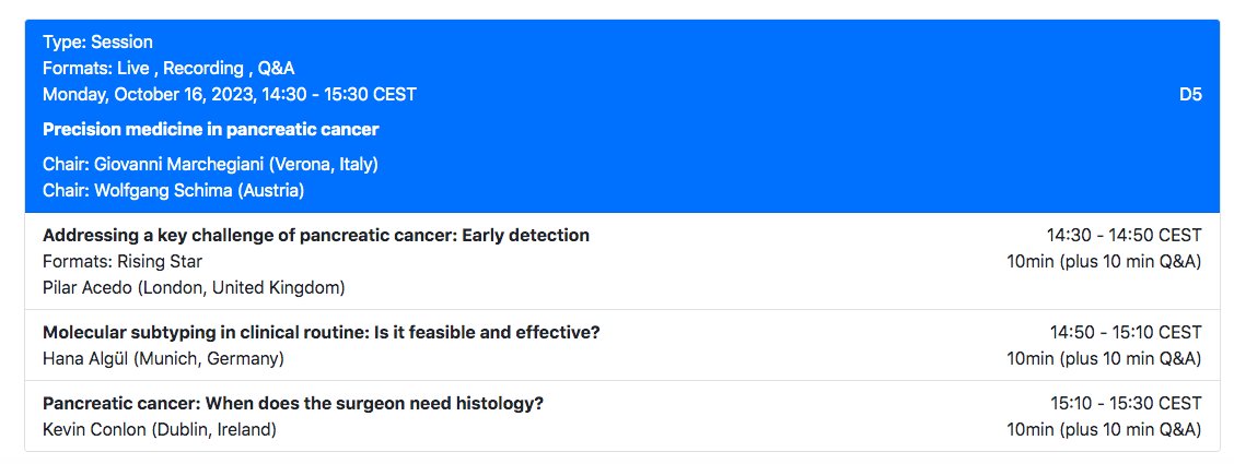 📢Join me today #UEGWeek for @my_ueg Rising 🌟 Award Talk on Pancreatic Cancer Early Detection! #pancreas 👇