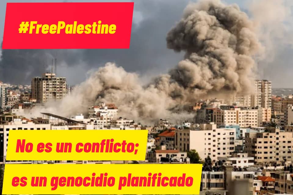 Sin dudas: no es un conflicto; es un genocidio planificado. ¡Hay que detenerlo!#FreePalestine