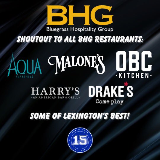 Shoutout to @the15club_nil for hooking my family up with some of the best food spots Lexington has to offer <a href="/bhgrestaurants/">BHG Restaurants</a> @drakescomeplay