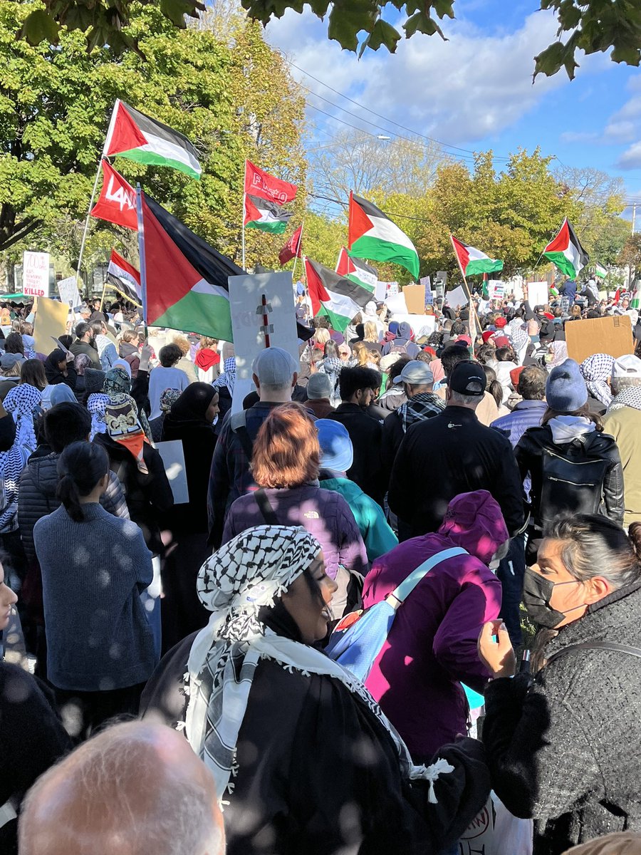 Muslims, Christians and Jews marched to call for an end to genocide and apartheid in Gaza

We won’t allow racists to muffle our solidarity—our recognition of each others’ humanity

“Peace without justice is tyranny”
—William Allen White

There is one side fighting for peace 🤲🏽