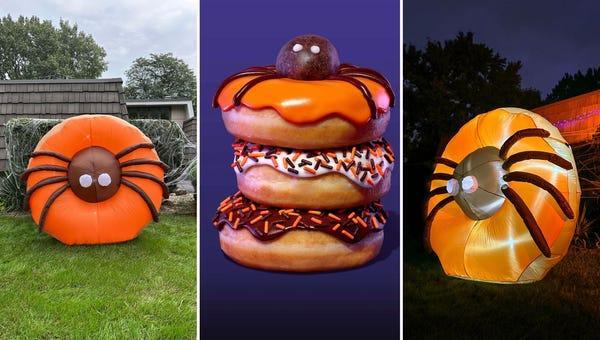 Dunkin’ Launched a Halloween Inflatable Modeled After Its Spider Donut lifesavvy.com/183454/dunkin-…