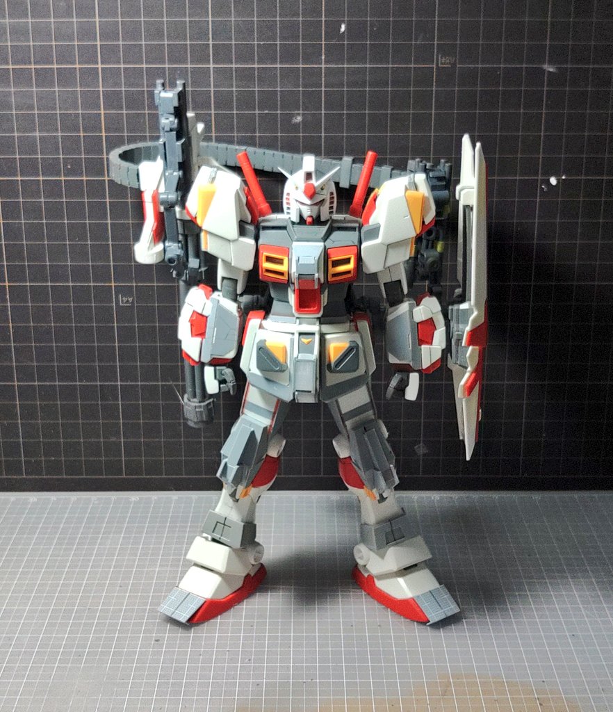 BuchiMA2's tweet image. MG ガンダム5号機、色々ありましたがキットのパーツは全て揃ったので心置きなく再開出来ます、過去の写真を確認したら自作したパーツがある程度無いのでそこからですね🙂(写真は最後にUPした頃のですけどね)