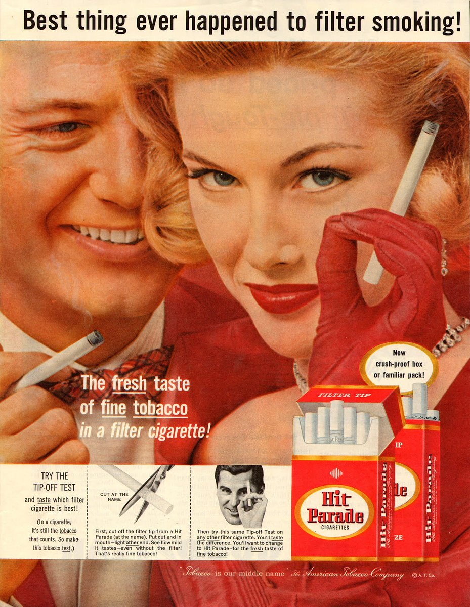 Milkshake_202's tweet photo. This ad is targeted to a younger audience to continue smoking because the use of a filter allows them to believe it's safer than the old form of smoking, the use of younger youthful looking people allows the audience to believe smoking is cool and safe.  #Media1802D04 https://t.co/Zo7ciSPh3B