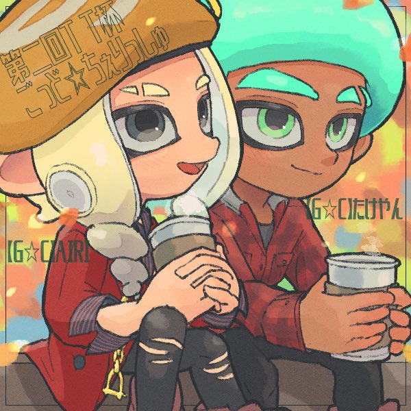 _TTCUP_'s tweet photo. ☆贈呈イラスト☆
26g様より第二回TT杯ファッション賞「ごっど☆ちぇりっしゅ」ペアへイラストが到着しました！✨
秋を感じさせる色使い、2人の仲の良さが伝わる素敵なイラストを描いてくださり本当にありがとうございました🙇‍♀️✨
※本人様以外の保存、使用は禁止 https://t.co/CfEcMeAtVh