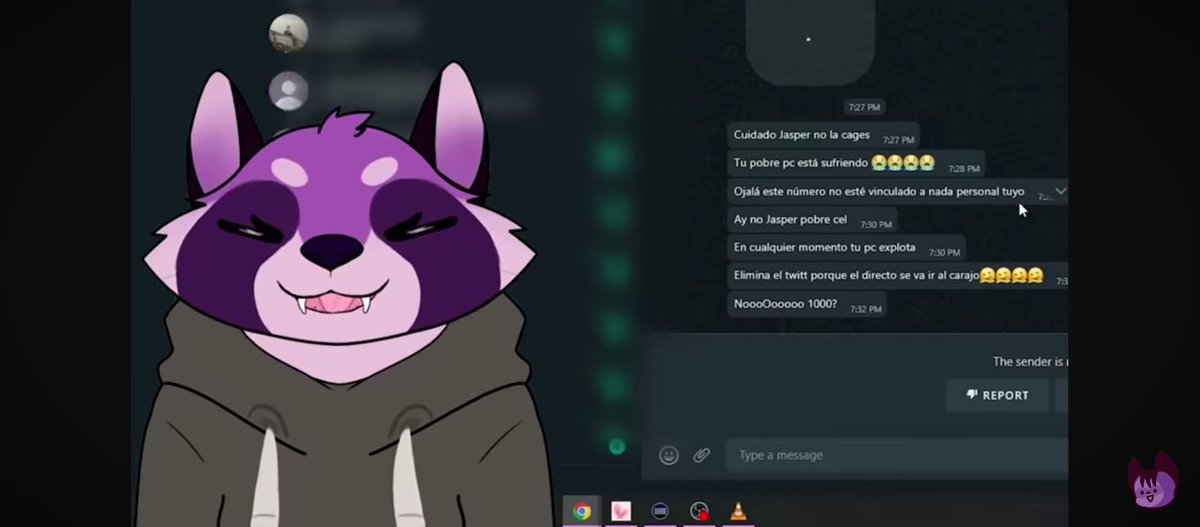 CraftPlaga's tweet photo. Como olvidar cuando aparecí en un en vivo de Jasper hace 1 año 🤣
Se había filtrado un poco mi número y me empezaron a enviar mensajes (Menos mal que en el vídeo lo ocultaron además de que ya no es mi número 😅) #JasperDev https://t.co/8jEokLGpMK
