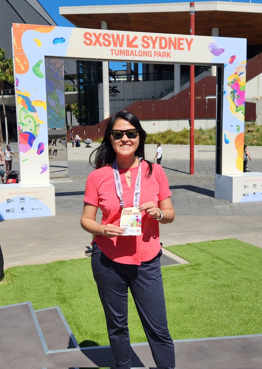 Let's do this @sxswsydney ! Sun's out and I'm ready to go! Who's here and would like to meet?? ☀️

#SXSWSydney