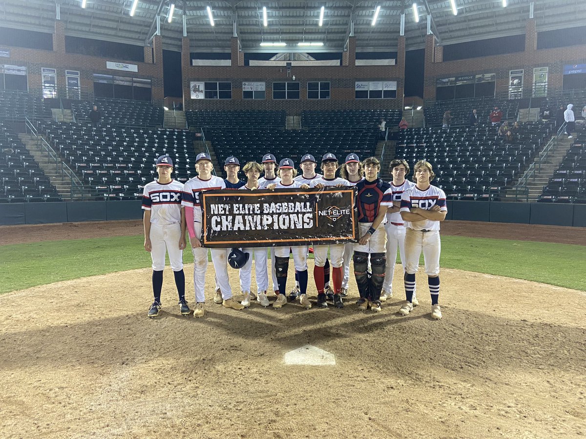 SOX go undefeated on the weekend to take home the Net-Elite Championship at the Hickory Crawdads Stadium..