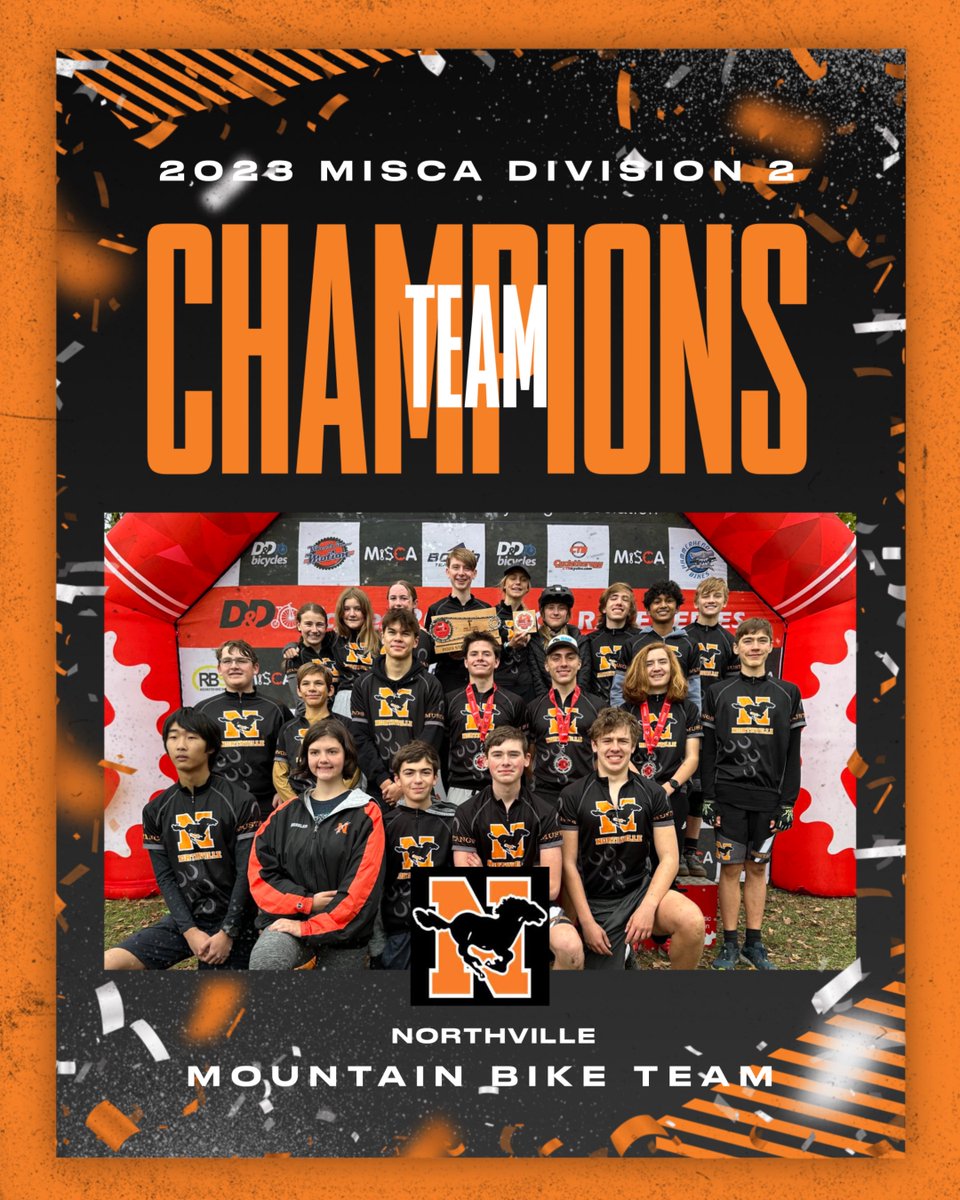 Northville Schools Mountain Bike Team (@nhsmtb) on Twitter photo We celebrate this as a team. Enjoy it, Mustangs!
<a href="/MiSCA_bike/">MiSCA</a> <a href="/NorthvilleEDU/">Northville Schools</a> <a href="/nvilleathletics/">Northville Athletics</a> <a href="/NHSMustangs1/">Northville High School</a> We celebrate this as a team. Enjoy it, Mustangs!
<a href="/MiSCA_bike/">MiSCA</a> <a href="/NorthvilleEDU/">Northville Schools</a> <a href="/nvilleathletics/">Northville Athletics</a> <a href="/NHSMustangs1/">Northville High School</a>