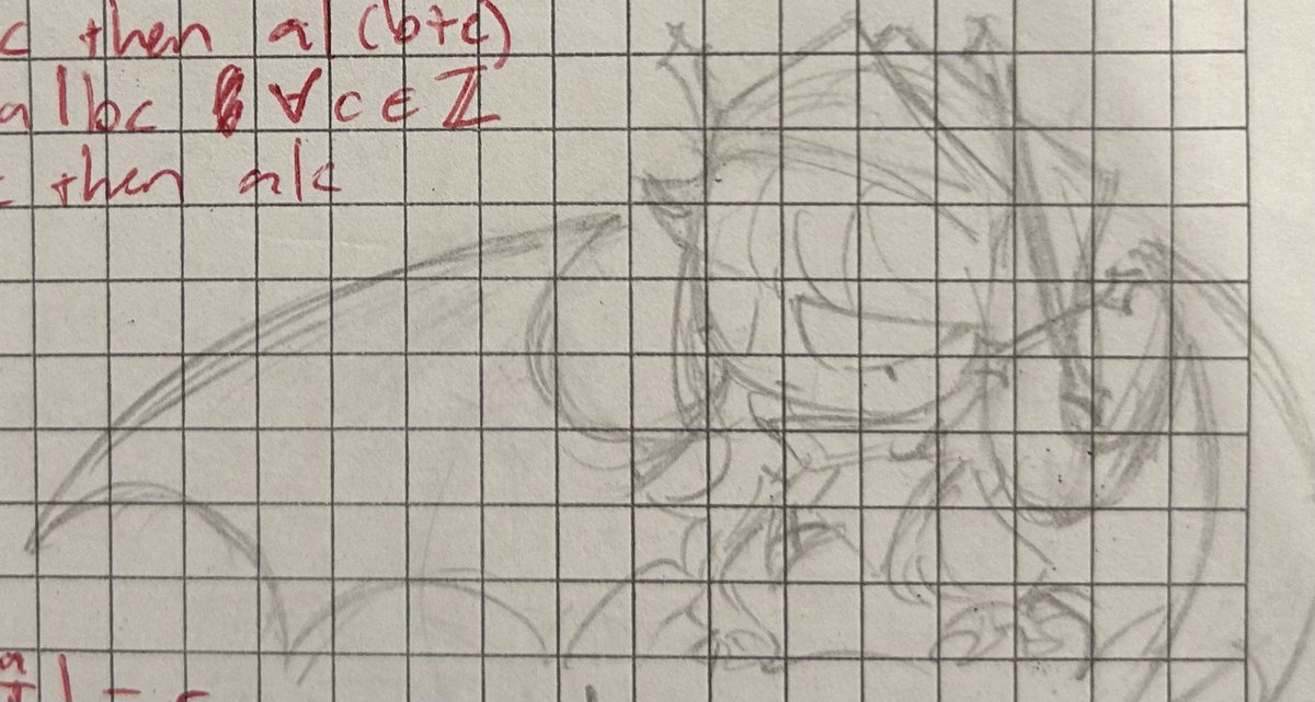 I've been inactive for way too long so I'll just post some notebook doodles :)