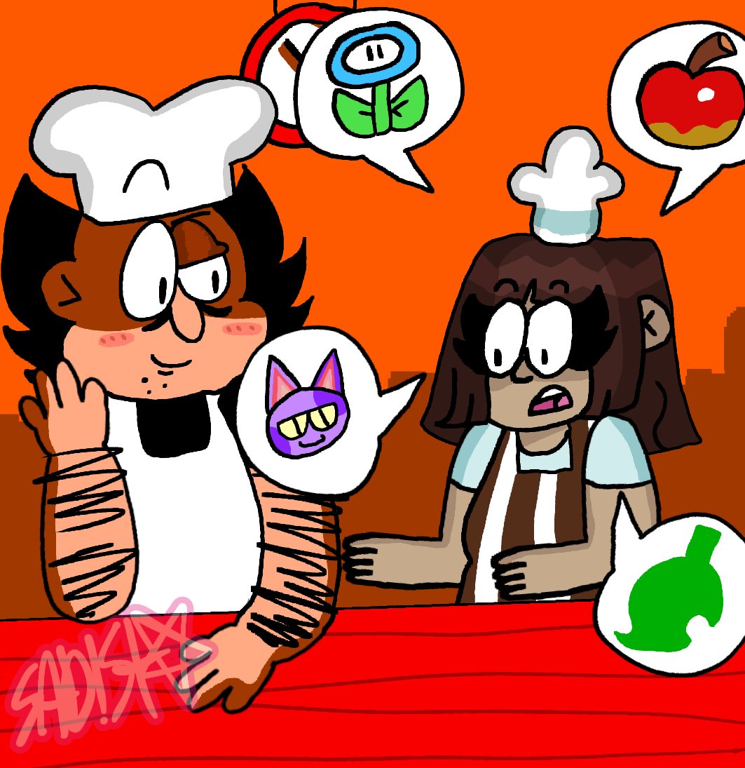 juniebugva666's tweet photo. Gamer gorlfrend explaining her hyper-fixations to her greasy Italian man.
#pizzatower #pizzatowerfanart #pizzatowerau #candycastle #peppinospaghetti #jullianbonbon #oc #ocxcannon #art #shipart #digitalart #ibspaintx https://t.co/iJHO1ezNso