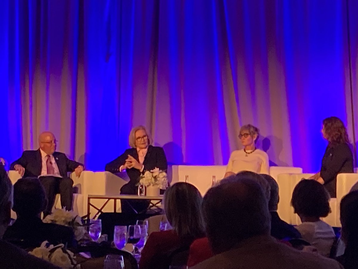 Heart PAC dinner at #ACCLegConf with Mary Matalin and Claire McCaskill #accadvocacy. ⁦@ACCinTouch⁩