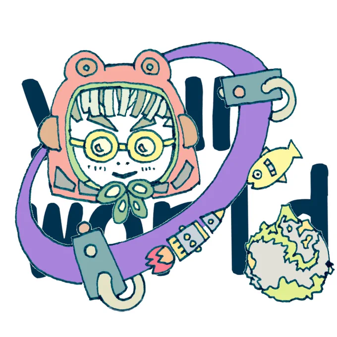 今日は何を描こうかなーお出かけしようかなー、#イラスト #illustration 