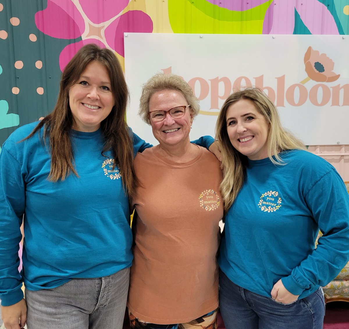 Look at these lovely matching ladies in their Fall long sleeve you matter shirts!

Get your long sleeves, sweatshirts and hats to support Hope Blooms this fall and winter!
shirtsfromfargo.com/shop-collectio…

#hopeblooms #hopebloomsnd #shirtsfromfargo #fall #winter #youmatter