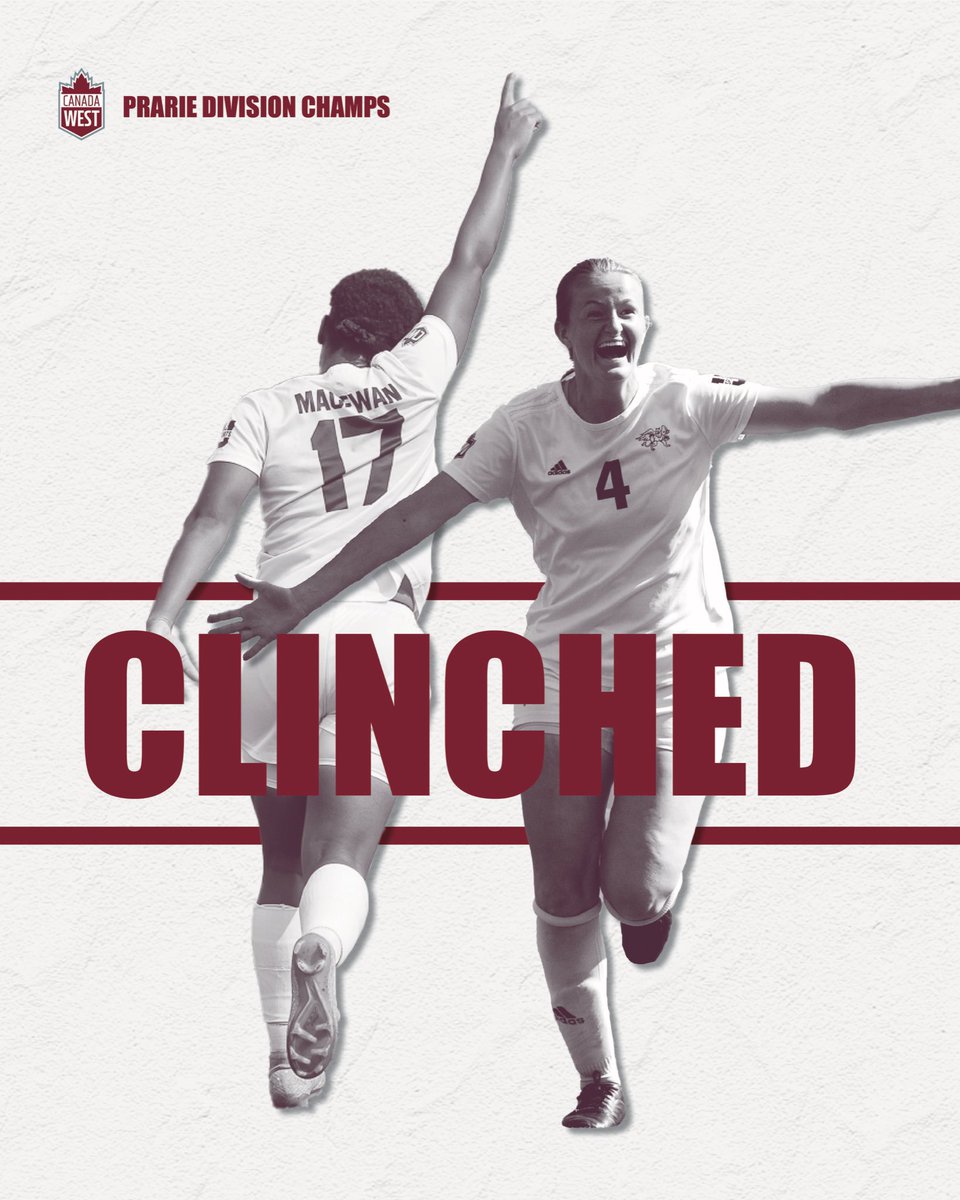 W⚽️| After this weekend’s games marking the end of regular season we have secured 1st place in the Can West Prairie Division 🦅🦁

NEXT: We will be hosting the quarter final match on Oct 28th. Griffins fans see you there! 🤩

#together