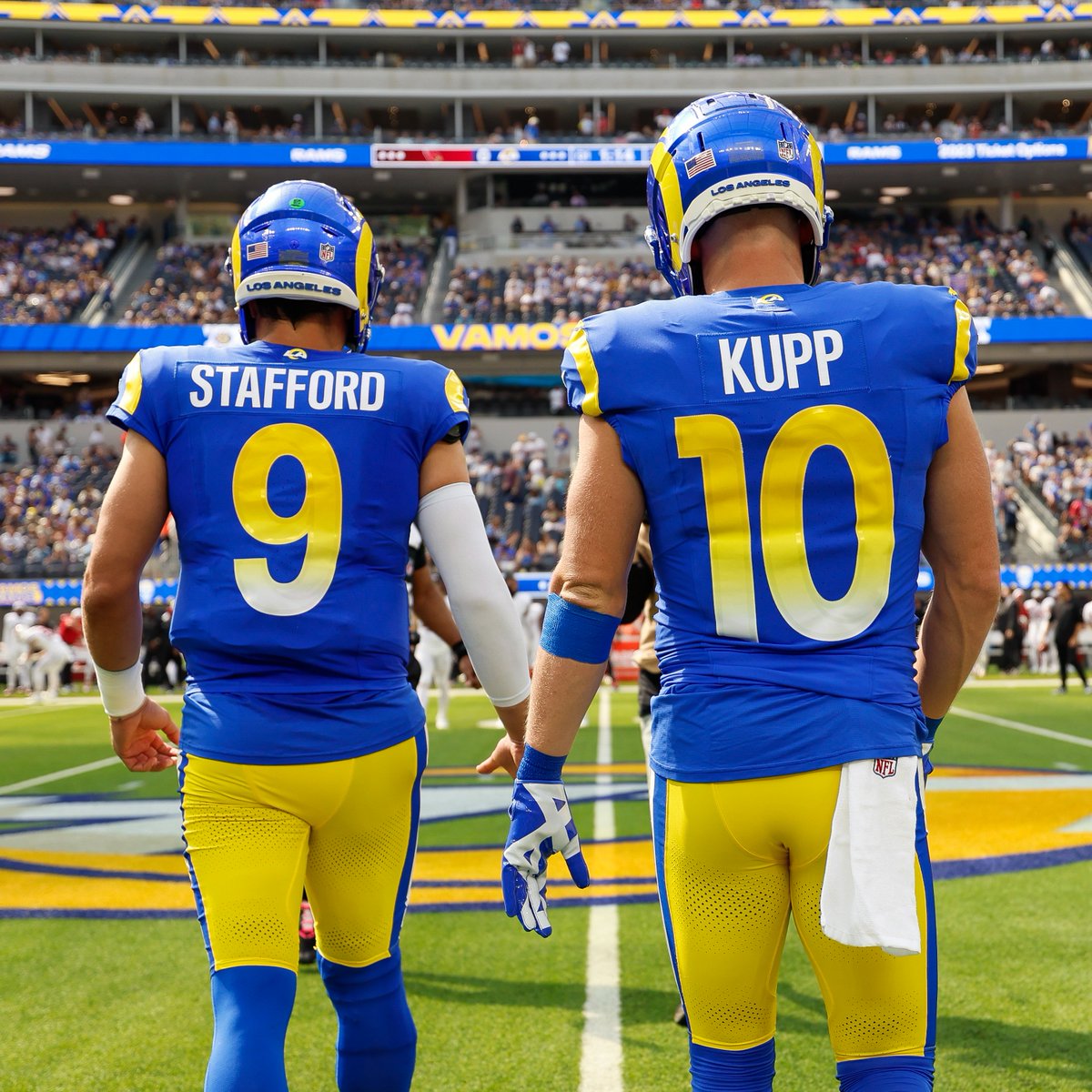 NFL's tweet photo. Cooper Kupp in two games since returning:

15 catches
266 yards
TD

The triple crown king is back. https://t.co/0RKjraDzVp