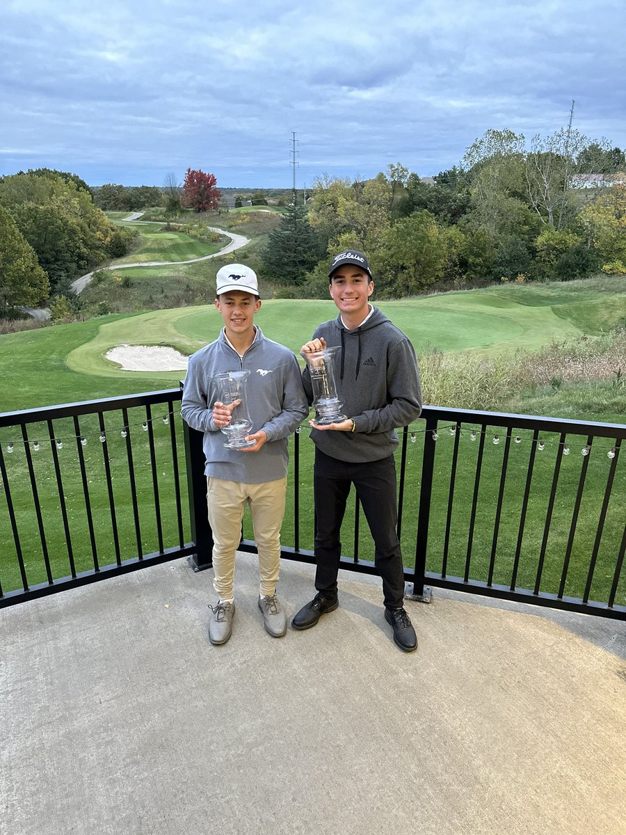 🚨Congratulations to our first ever CLG Junior Four-Ball Champions! Drew Krystyn and Brady Rapp claim the title with two rounds of 66 (-12) 🏆 Thank you Ironhorse GC for hosting and the Tom Watson Youth Golf Foundation for sponsoring! See you all in 2024!