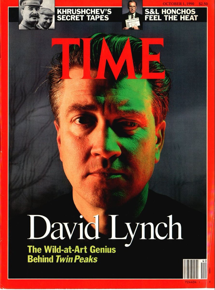 David Lynch, Time cover. Oct 1, 1990.